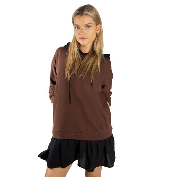 Женское худи-платье casual с двойным слоем Jess By Meiko, Brown
Женское худи-платье casual с двойным слоем Jess By Meiko, Brown