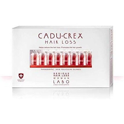 Cadu-Crex при серьезном выпадении волос для женщин, флаконы по 3,5 мл Crescina
Cadu-Crex при серьезном выпадении волос для женщин, флаконы по 3,5 мл Crescina