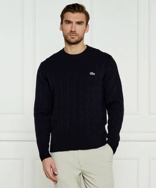 Шерстяной свитер Classic fit Lacoste, синий
Шерстяной свитер Classic fit Lacoste, синий