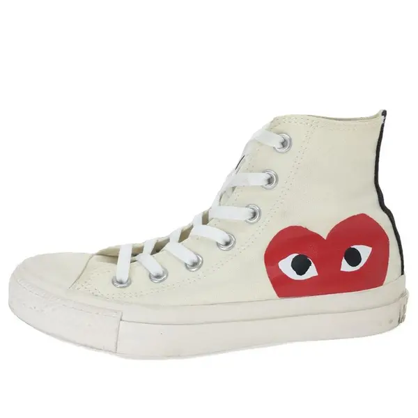 Кроссовки x comme des garcons play chuck 70 hi 'white' Converse, белый
Кроссовки x comme des garcons play chuck 70 hi 'white' Converse, белый