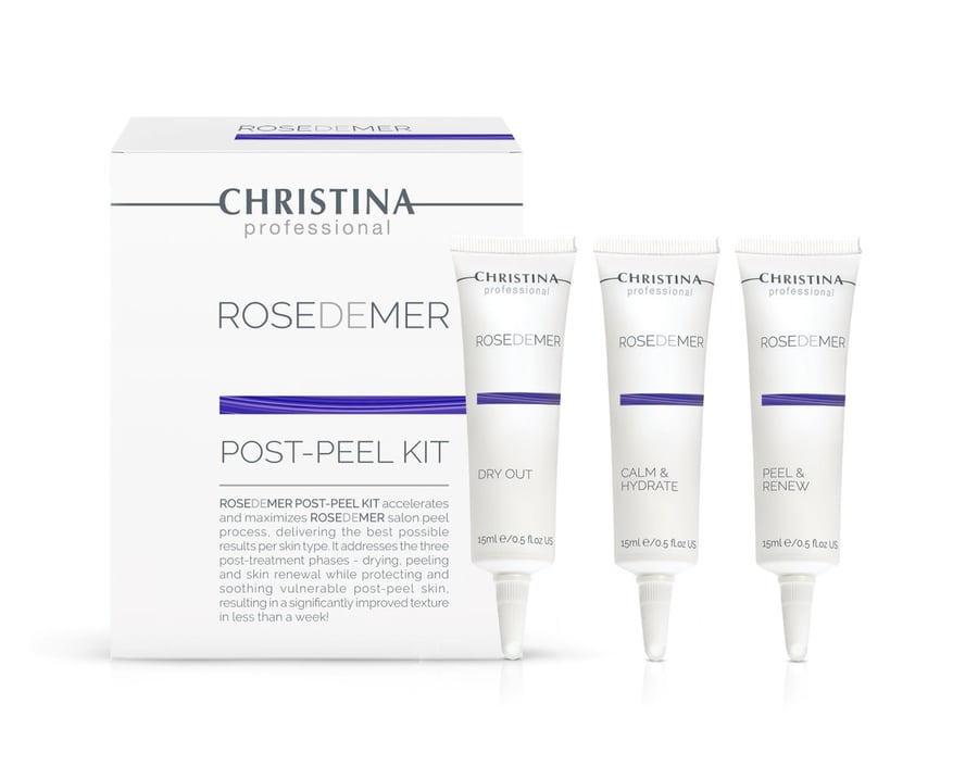 Christina Rose De Mer Post-Peel Kit Набор для ухода за кожей после пилинга, 3 шт.
Christina Rose De Mer Post-Peel Kit Набор для ухода за кожей после пилинга, 3 шт.