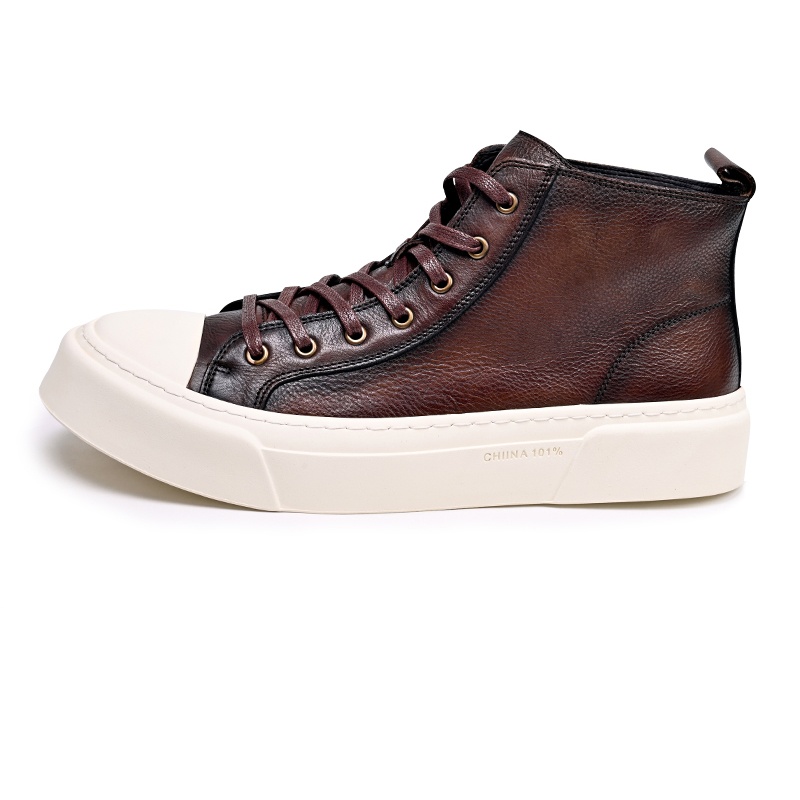 Высокие мужские кроссовки Brounvanm, Red Coffee 
Высокие мужские кроссовки Brounvanm, Red Coffee