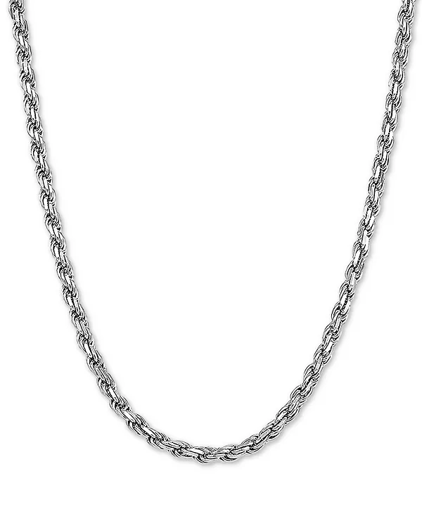 Ожерелье из цепочек Rope Link длиной 22 дюйма из стерлингового серебра Macy'S, silver
Ожерелье из цепочек Rope Link длиной 22 дюйма из стерлингового серебра Macy'S, silver