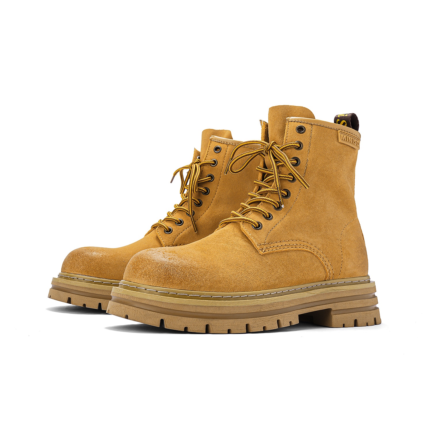 MINISO Мартин Боутс унисекс коричневый/розовый/желтый - земляной желтый, цвет Earth Yellow 
MINISO Мартин Боутс унисекс коричневый/розовый/желтый - земляной желтый, цвет Earth Yellow