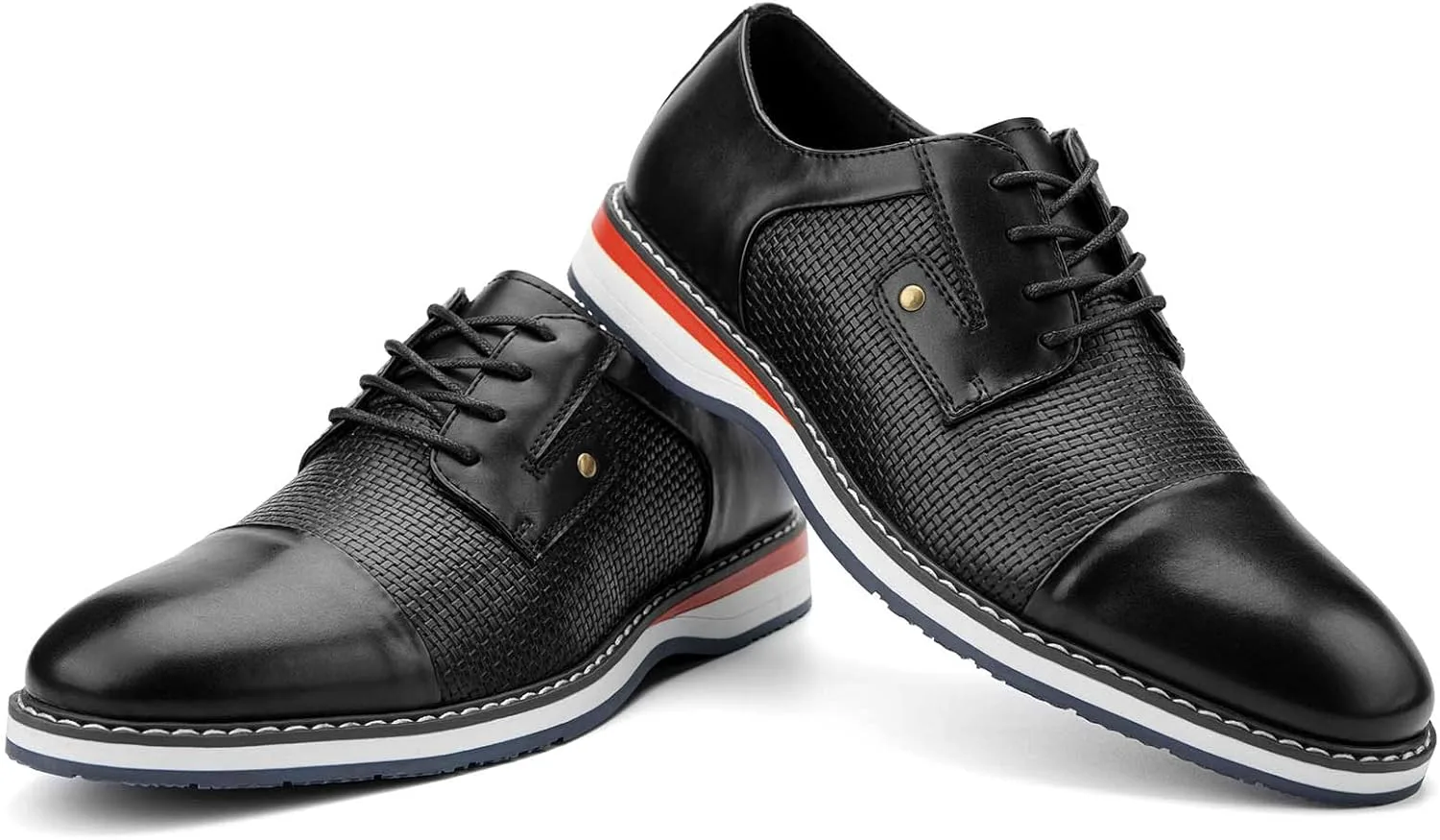 Мужские оксфорды JITAI, легкая модная обувь с крыльями-броугами и шнуровкой, черный
Мужские оксфорды JITAI, легкая модная обувь с крыльями-броугами и шнуровкой, черный