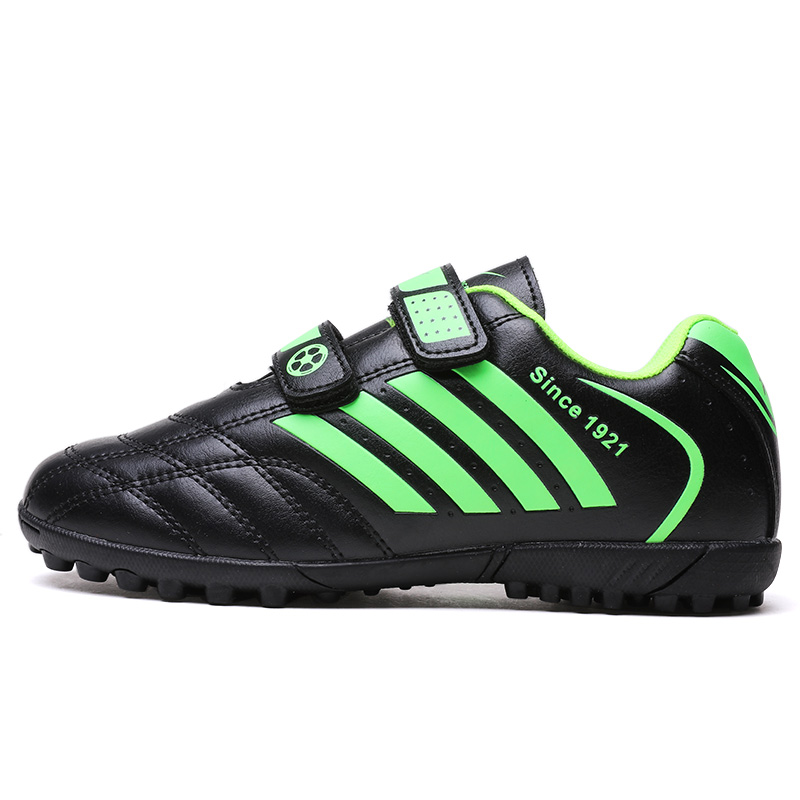 Футбольные бутсы детские, с низким верхом, противоскользящие, с амортизацией от ударов и ударов, устойчивые к истиранию Binary, черный/зеленый
Футбольные бутсы детские, с низким верхом, противоскользящие, с амортизацией от ударов и ударов, устойчивые к истиранию Binary, черный/зеленый