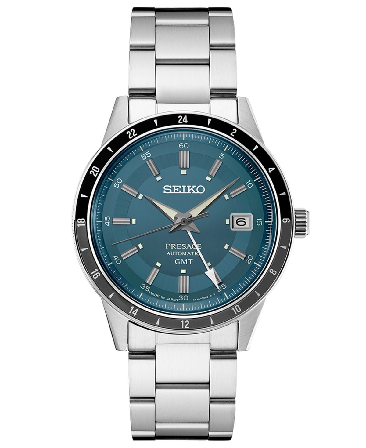 Мужские автоматические часы Presage GMT с браслетом из нержавеющей стали, 41 мм Seiko
Мужские автоматические часы Presage GMT с браслетом из нержавеющей стали, 41 мм Seiko