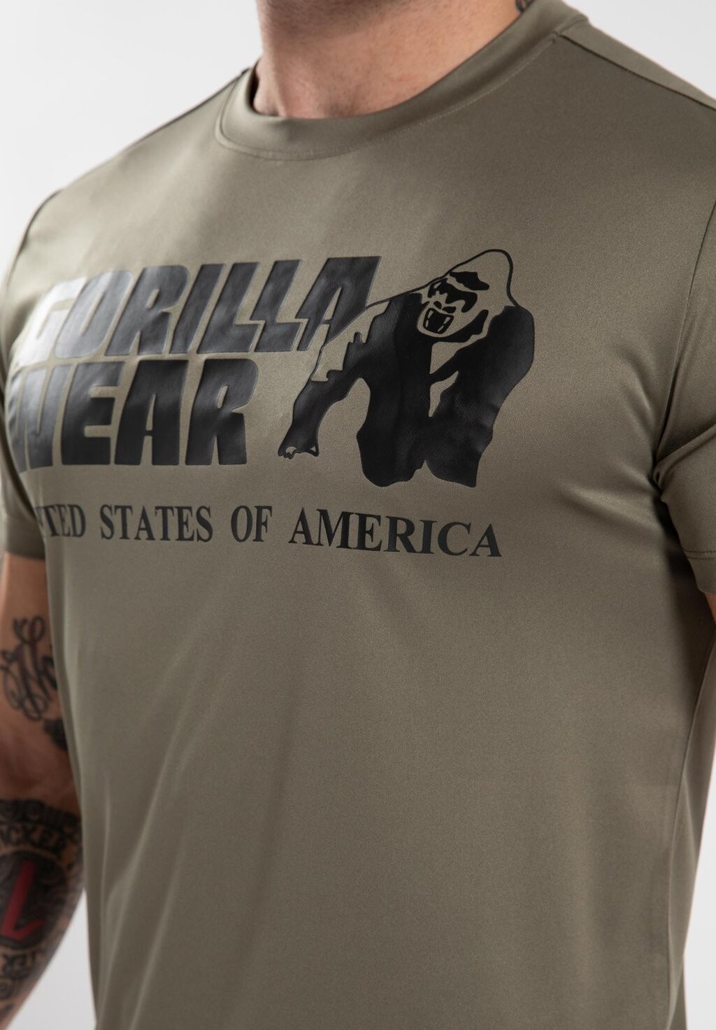 Спортивная футболка CLASSIC TRAINING Gorilla Wear, зеленый
Спортивная футболка CLASSIC TRAINING Gorilla Wear, зеленый