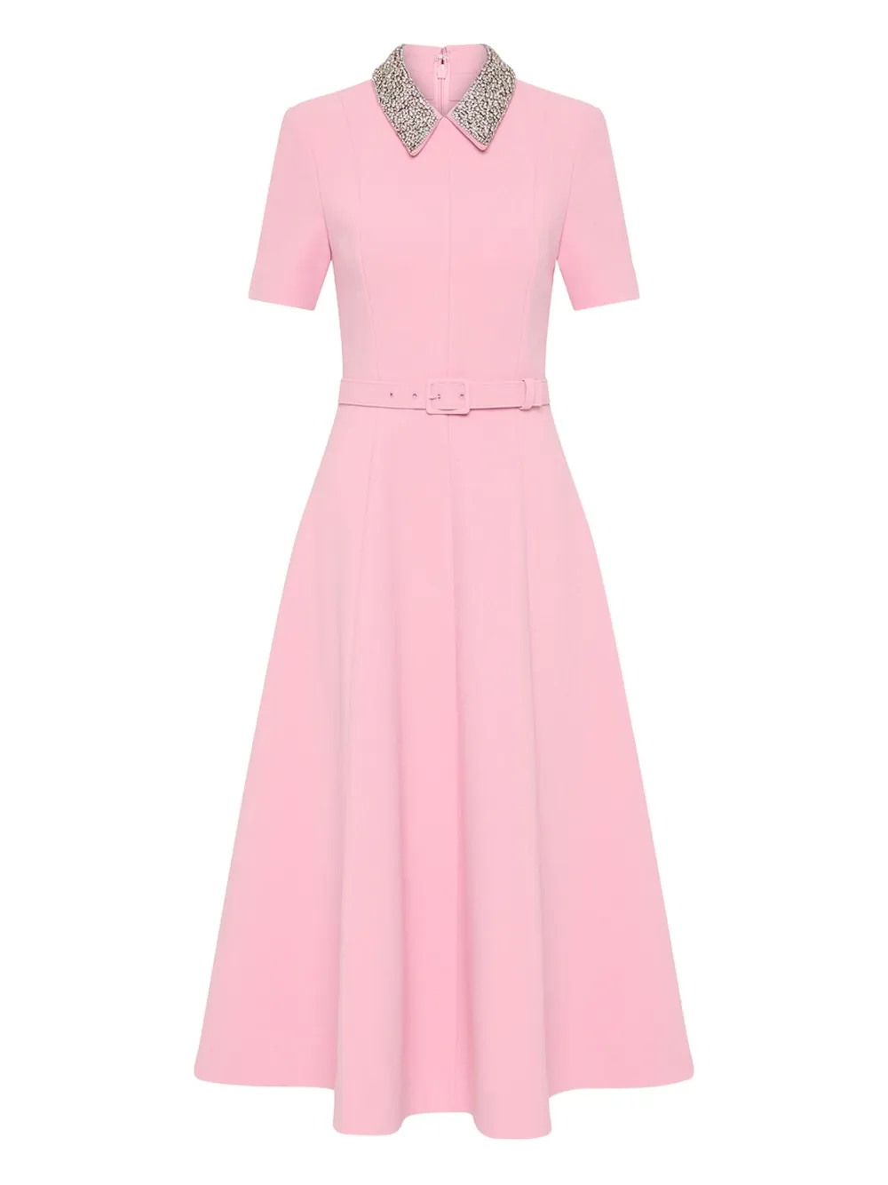 Платье с украшенным воротником и поясом Rebecca Vallance, розовый
Платье с украшенным воротником и поясом Rebecca Vallance, розовый
