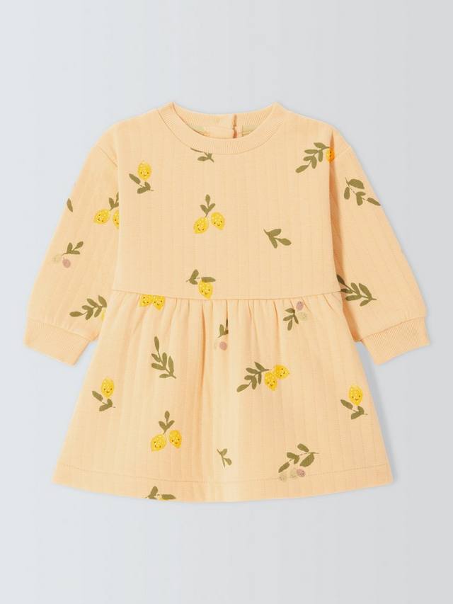 Детское стеганое платье с лимонным принтом John Lewis, желтый
Детское стеганое платье с лимонным принтом John Lewis, желтый