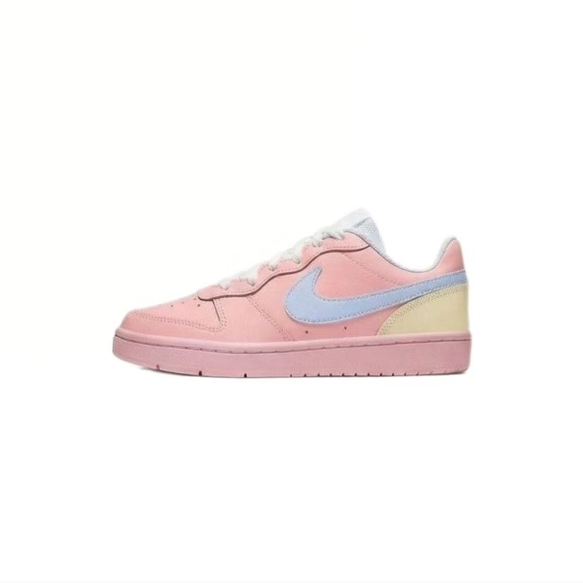 Nike Court Borough 2 Peach Cloud Gummies Кожаные устойчивые к истиранию нескользящие низкие кроссовки для скейтбординга Macaron
Nike Court Borough 2 Peach Cloud Gummies Кожаные устойчивые к истиранию нескользящие низкие кроссовки для скейтбординга Macaron