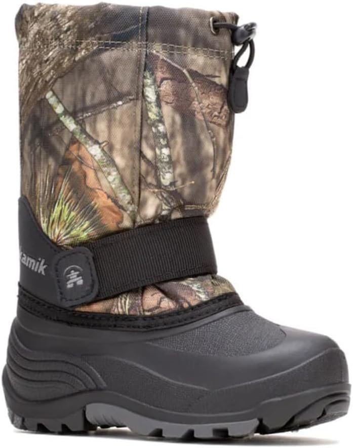 Сапоги Kamik Rocket с утеплителем для снега - водонепроницаемый верх и детская водонепроницаемая обувь - снегоступы с легкой фиксацией шнурков для детей - съемная утепленная стелька - средняя застежка на липучке
Сапоги Kamik Rocket с утеплителем для снега - водонепроницаемый верх и детская водонепроницаемая обувь - снегоступы с легкой фиксацией шнурков для детей - съемная утепленная стелька - средняя застежка на липучке