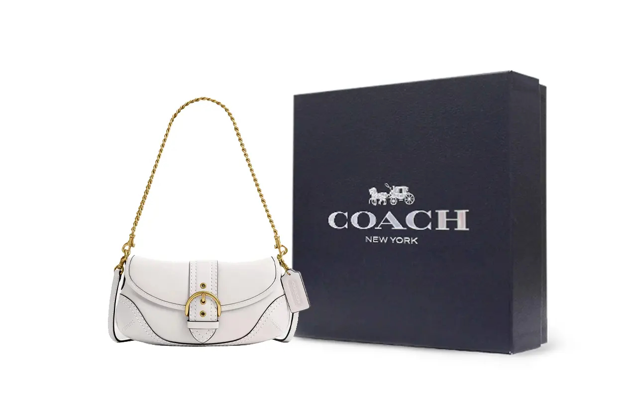 COACH Сумка Soho из кожи, средняя женская сумка через плечо белая
COACH Сумка Soho из кожи, средняя женская сумка через плечо белая