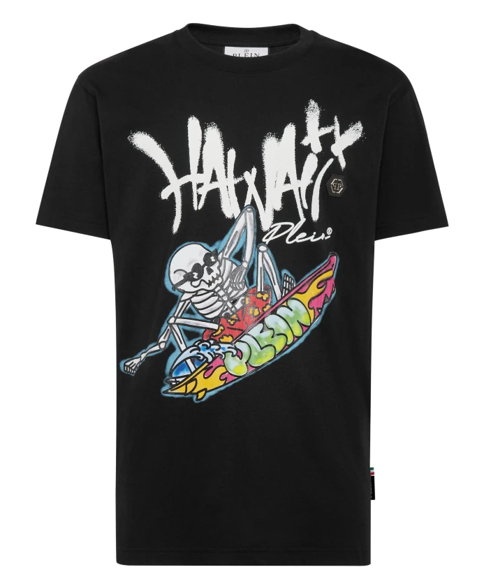 Гавайская футболка с круглым вырезом Philipp Plein, черный
Гавайская футболка с круглым вырезом Philipp Plein, черный