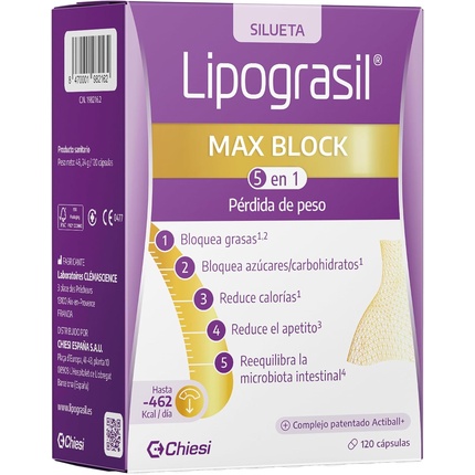Max Block 5 в 1 120 капсул Lipograsil
Max Block 5 в 1 120 капсул Lipograsil