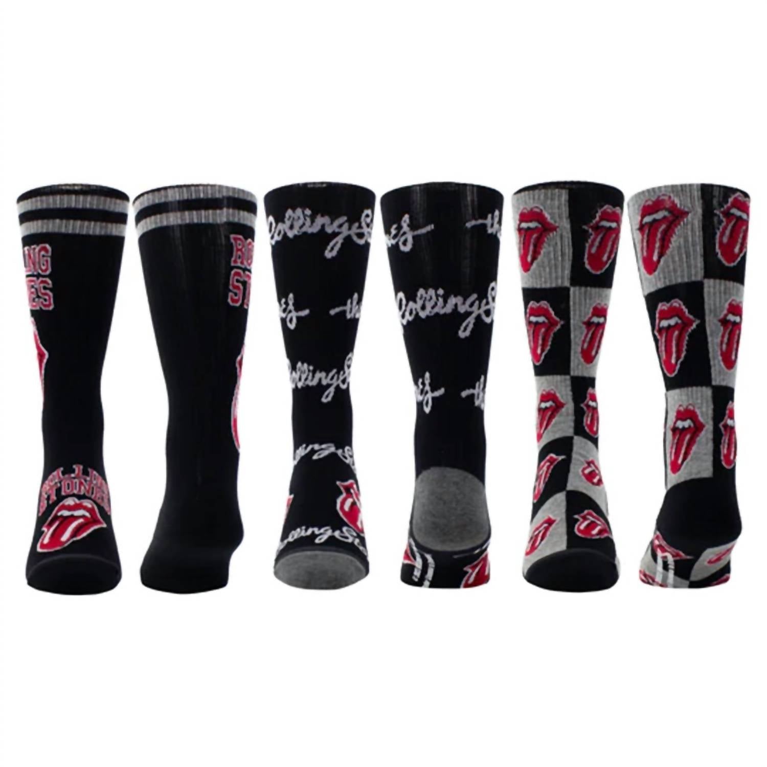 Мужские носки Rolling Stones Collegiate Assorted Crew, 3 пары, цвет черный/черный/серый Perri’s Socks
Мужские носки Rolling Stones Collegiate Assorted Crew, 3 пары, цвет черный/черный/серый Perri’s Socks