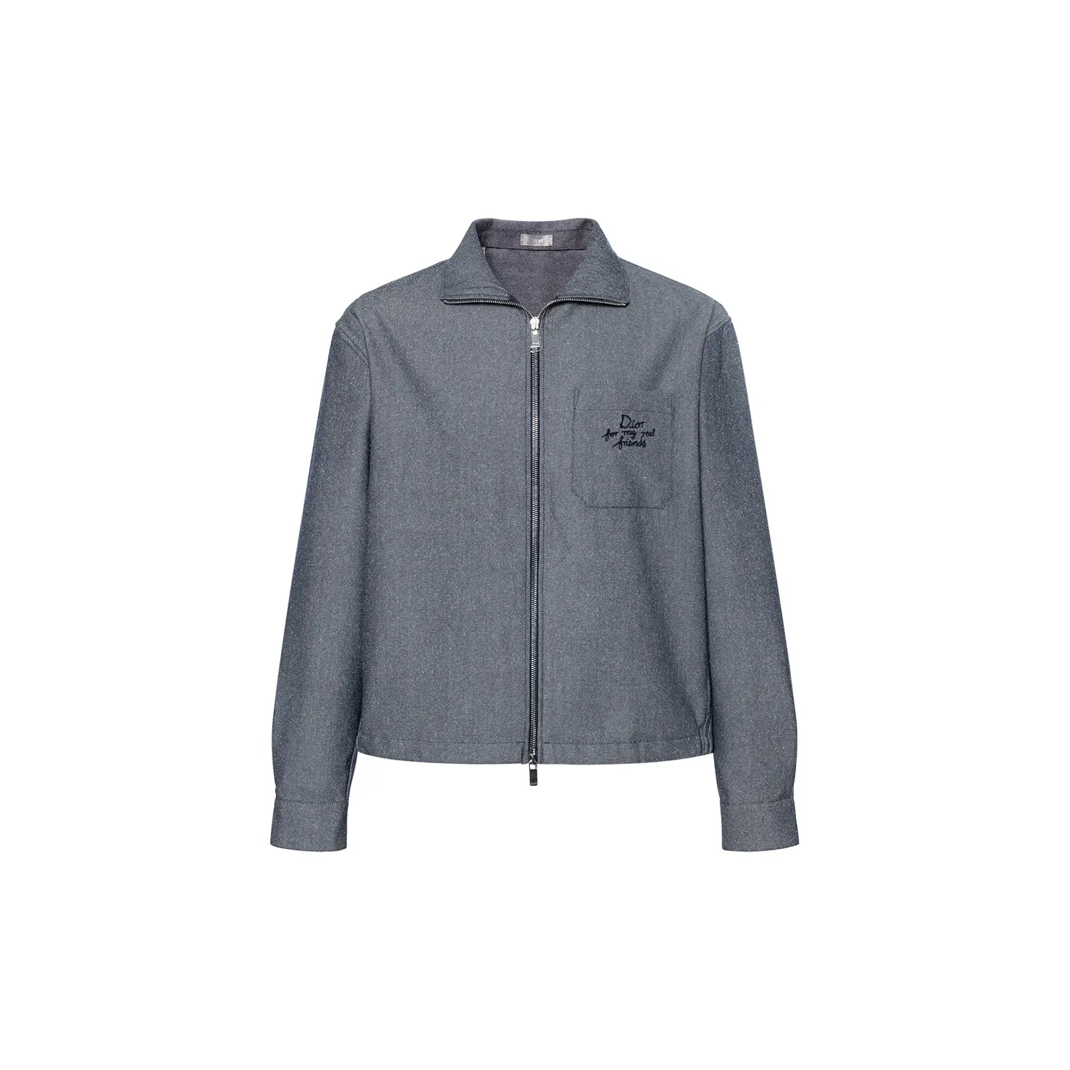 DIOR Куртка с вышитым логотипом на молнии, Gray
DIOR Куртка с вышитым логотипом на молнии, Gray