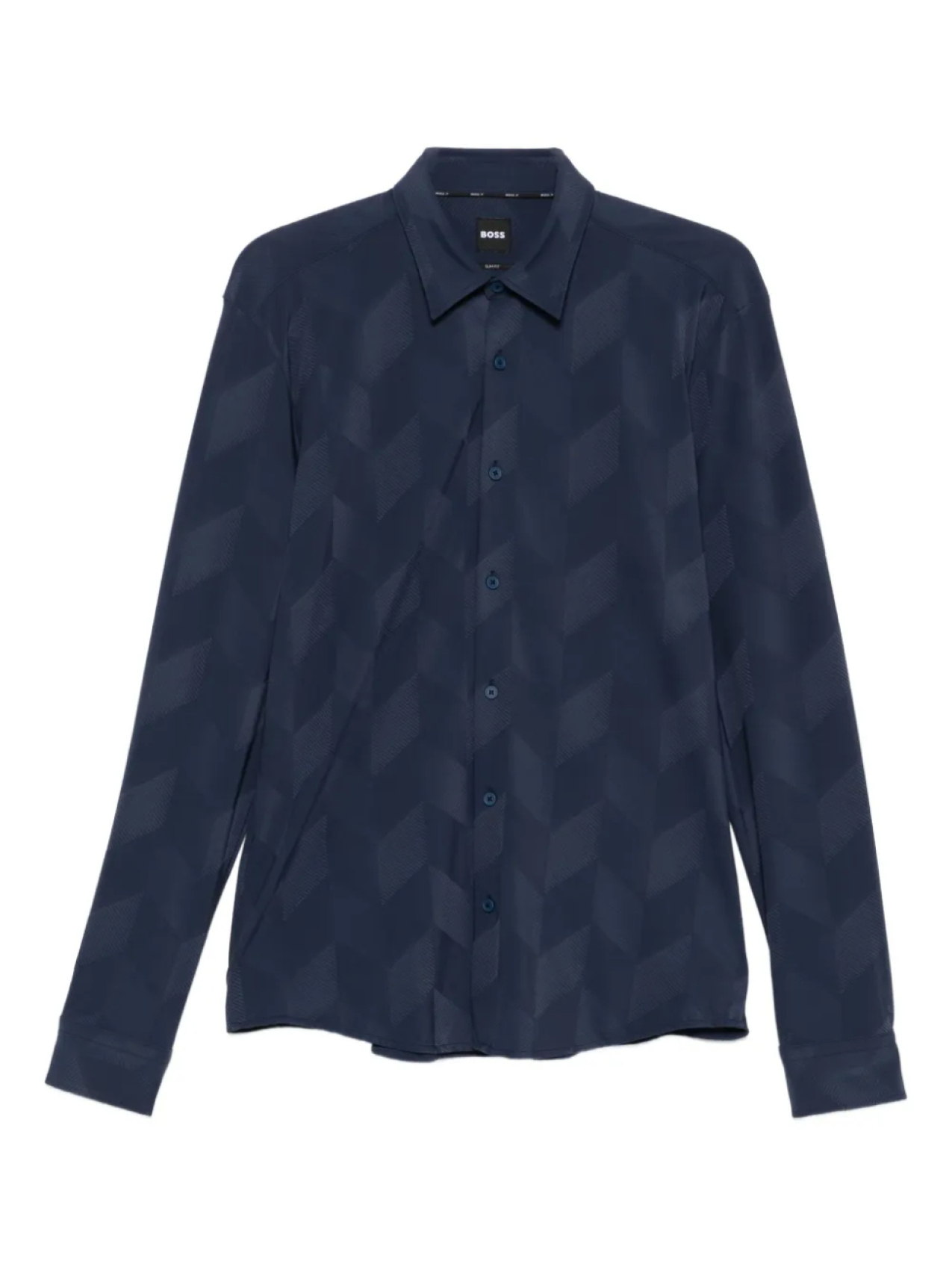 BOSS рубашка с геометричным узором, синий
BOSS рубашка с геометричным узором, синий