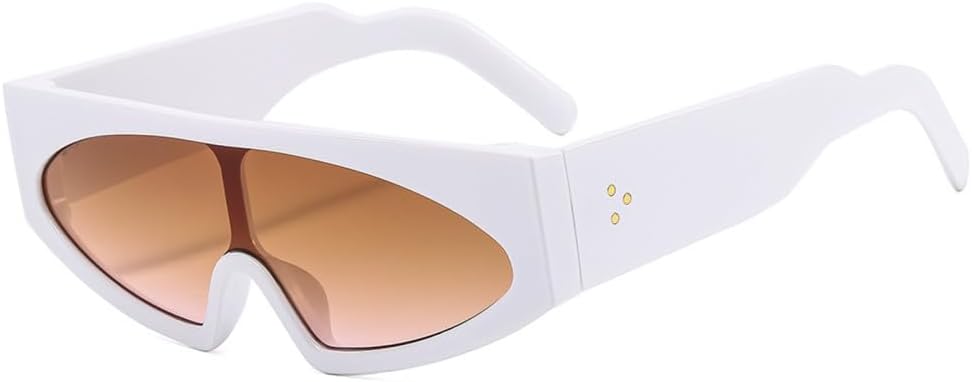 Солнцезащитные очки «кошачий глаз» для женщин, ретро, цельные, с градиентным переходом цвета, защита от УФ-излучения UV400, солнцезащитные очки для мужчин с заклепками generic, White
Солнцезащитные очки «кошачий глаз» для женщин, ретро, цельные, с градиентным переходом цвета, защита от УФ-излучения UV400, солнцезащитные очки для мужчин с заклепками generic, White