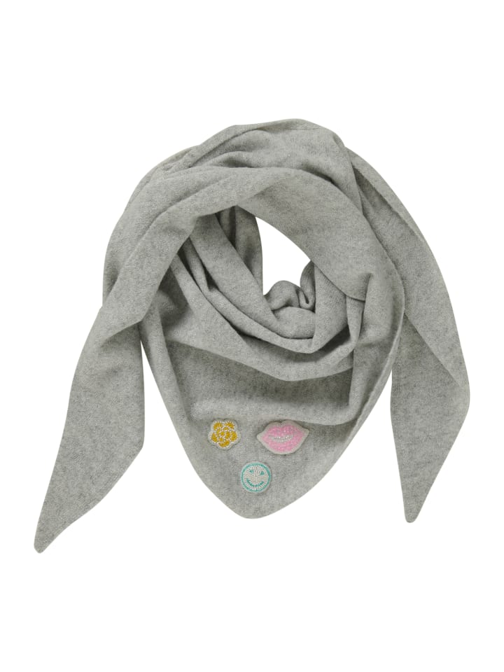 CARTOON Зимний шарф с серо-серебристой аппликацией
CARTOON Зимний шарф с серо-серебристой аппликацией