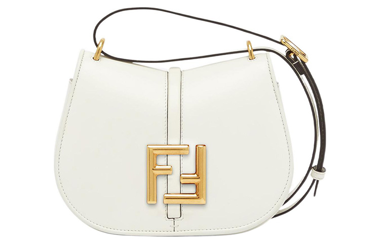 Fendi Сумка через плечо из телячьей кожи, мини-сумка-кроссбоди для женщин, белая
Fendi Сумка через плечо из телячьей кожи, мини-сумка-кроссбоди для женщин, белая