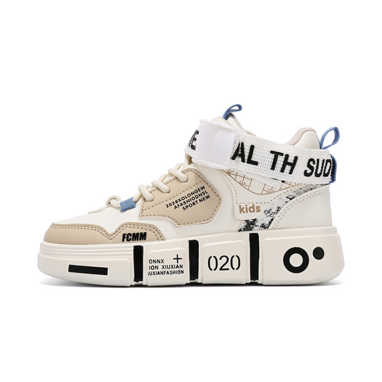 Нескользящие и дышащие высокие кроссовки для скейтбординга для детей FCMM, бежевый
Нескользящие и дышащие высокие кроссовки для скейтбординга для детей FCMM, бежевый