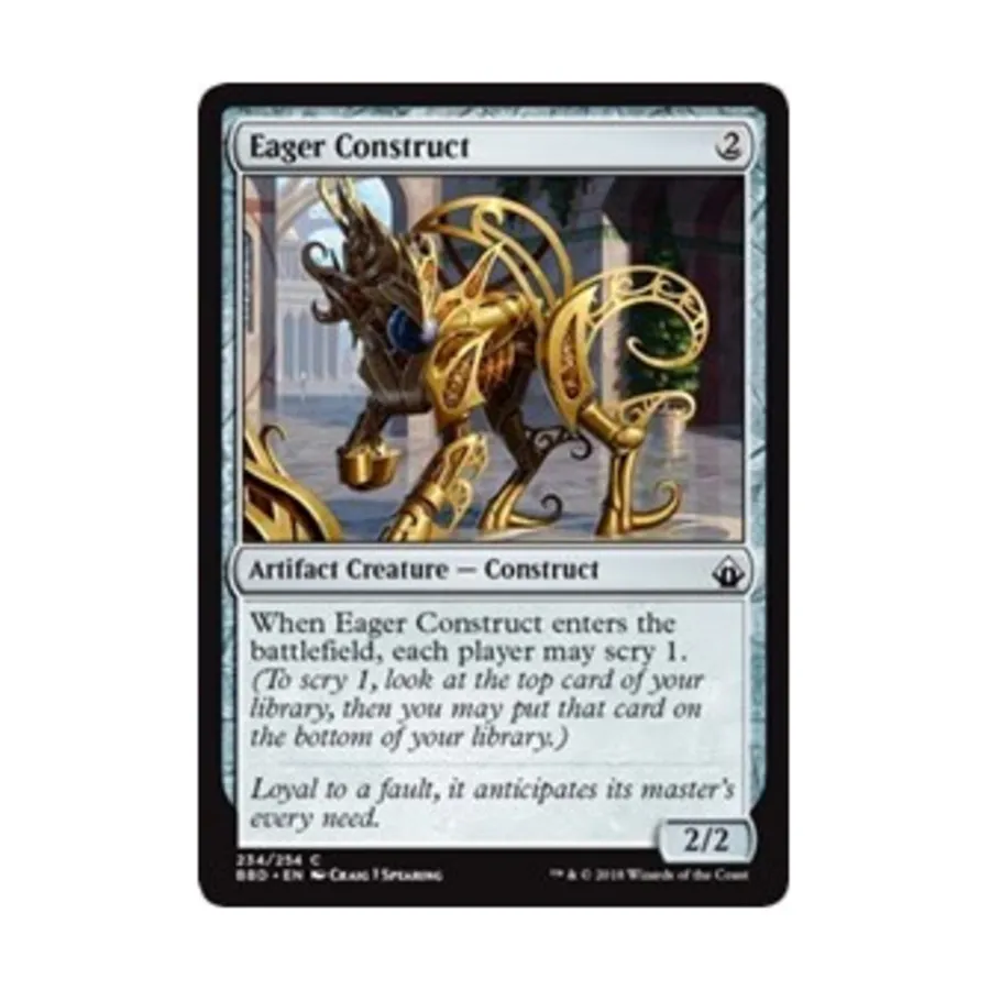 CCG Стремительный конструкт (C) (фольга), MTG - Battlebond
CCG Стремительный конструкт (C) (фольга), MTG - Battlebond