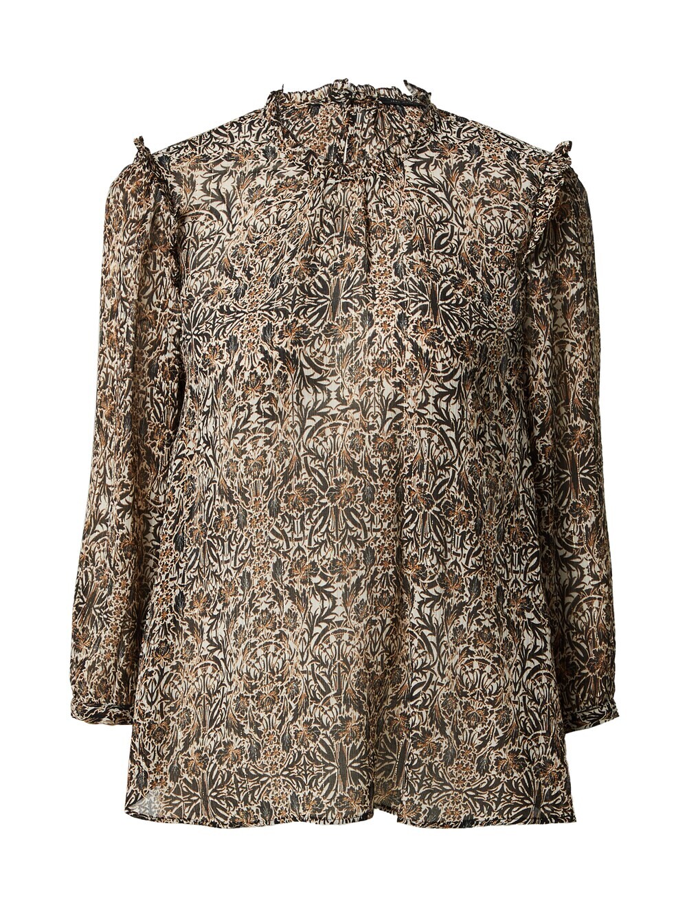 Блузка Ikks, коричневый
Блузка Ikks, коричневый