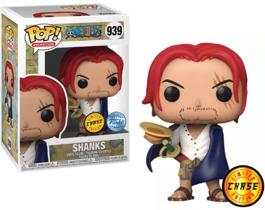 Забавная поп-фигурка! Эксклюзивная фигурка погони One Piece Shanks высотой 9 см. Funko POP!
Забавная поп-фигурка! Эксклюзивная фигурка погони One Piece Shanks высотой 9 см. Funko POP!