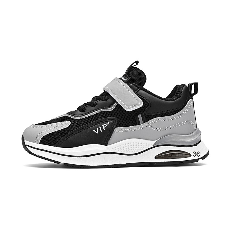 Прочная дышащая детская обувь для повседневной жизни YUZHAOLIN, черный/серый 
Прочная дышащая детская обувь для повседневной жизни YUZHAOLIN, черный/серый