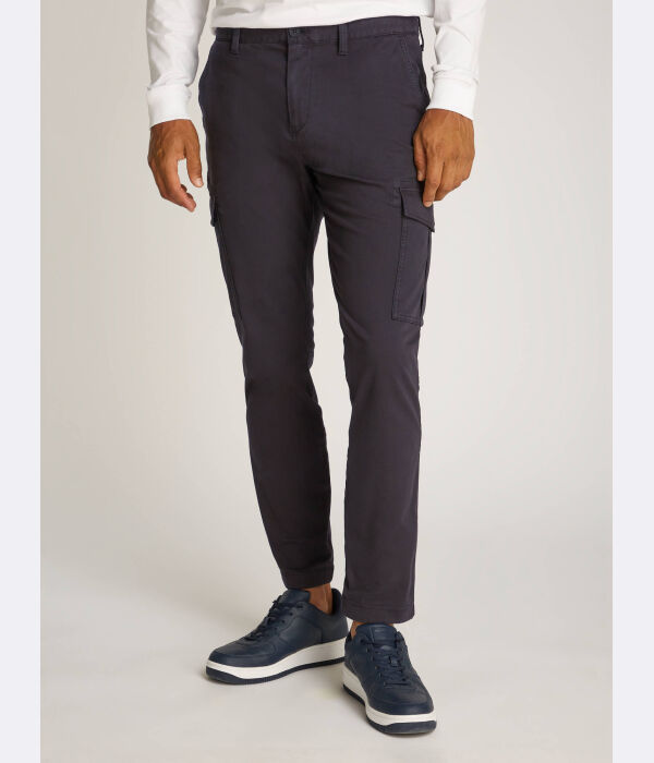 Брюки-карго мужские Tommy Jeans с накладными карманами, синий 
Брюки-карго мужские Tommy Jeans с накладными карманами, синий