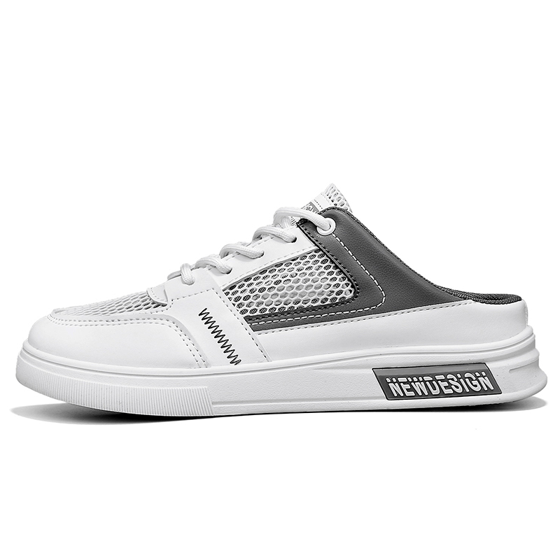 Мужские сандалии с закрытым носком и резиновой подошвой, устойчивые к истиранию Wooden Rabbit, White Gray
Мужские сандалии с закрытым носком и резиновой подошвой, устойчивые к истиранию Wooden Rabbit, White Gray