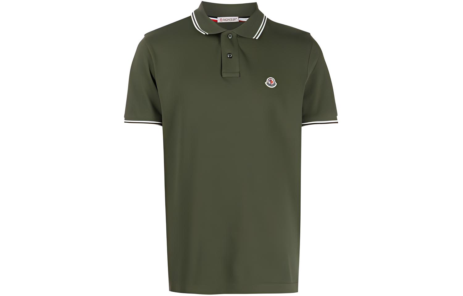 Поло с аппликацией логотипа Moncler, зеленый
Поло с аппликацией логотипа Moncler, зеленый