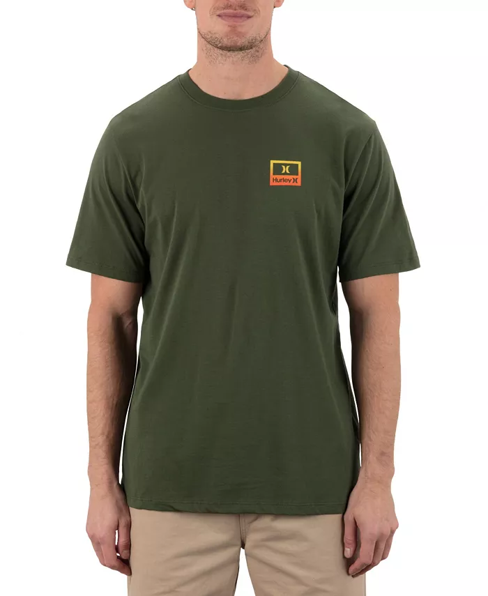 Мужская футболка с коротким рукавом Divide Hurley, зеленый
Мужская футболка с коротким рукавом Divide Hurley, зеленый