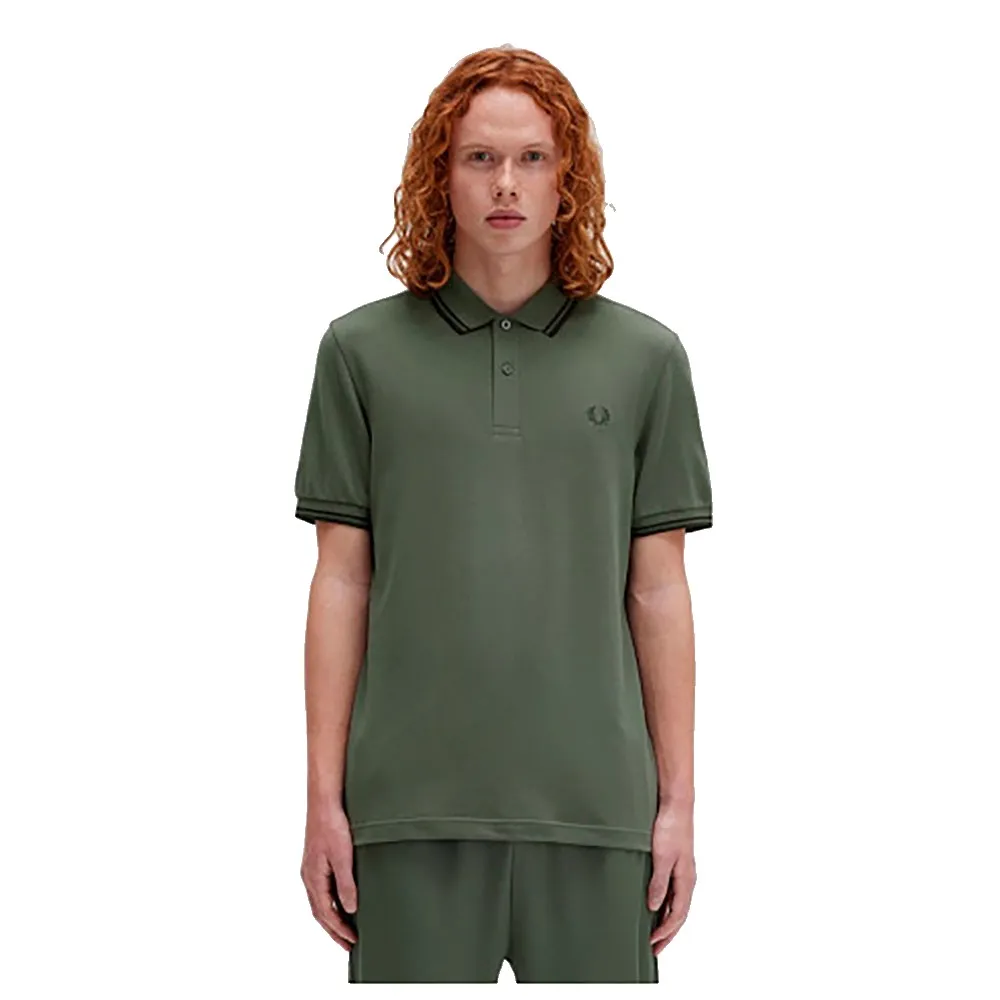 Поло с коротким рукавом Fred Perry M3600, зеленый 
Поло с коротким рукавом Fred Perry M3600, зеленый