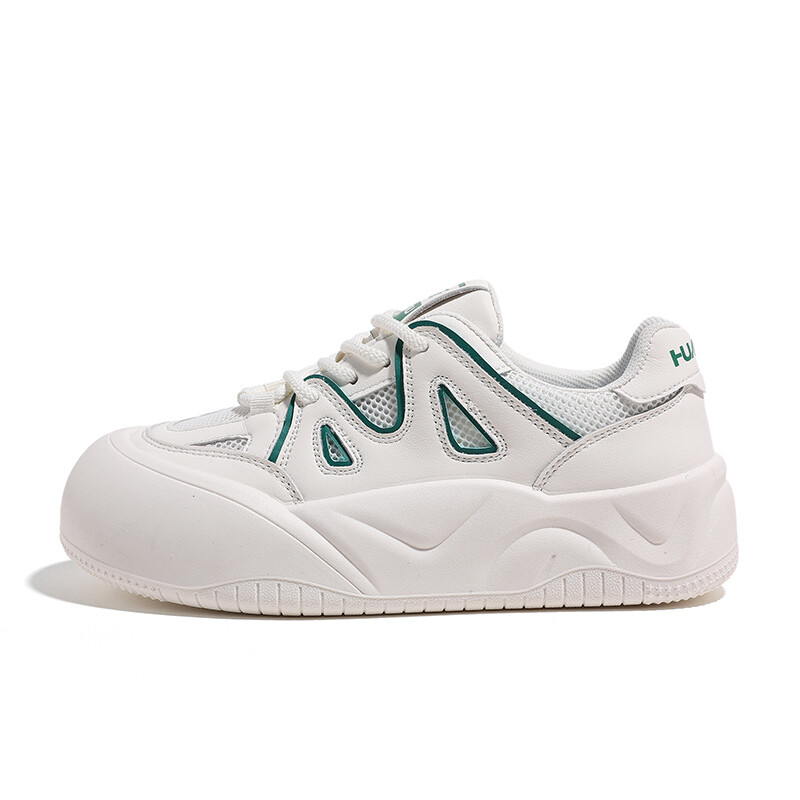 Кеды, скейтборд обувь женская низкая Huanqiu, бежевый/зеленый
Кеды, скейтборд обувь женская низкая Huanqiu, бежевый/зеленый