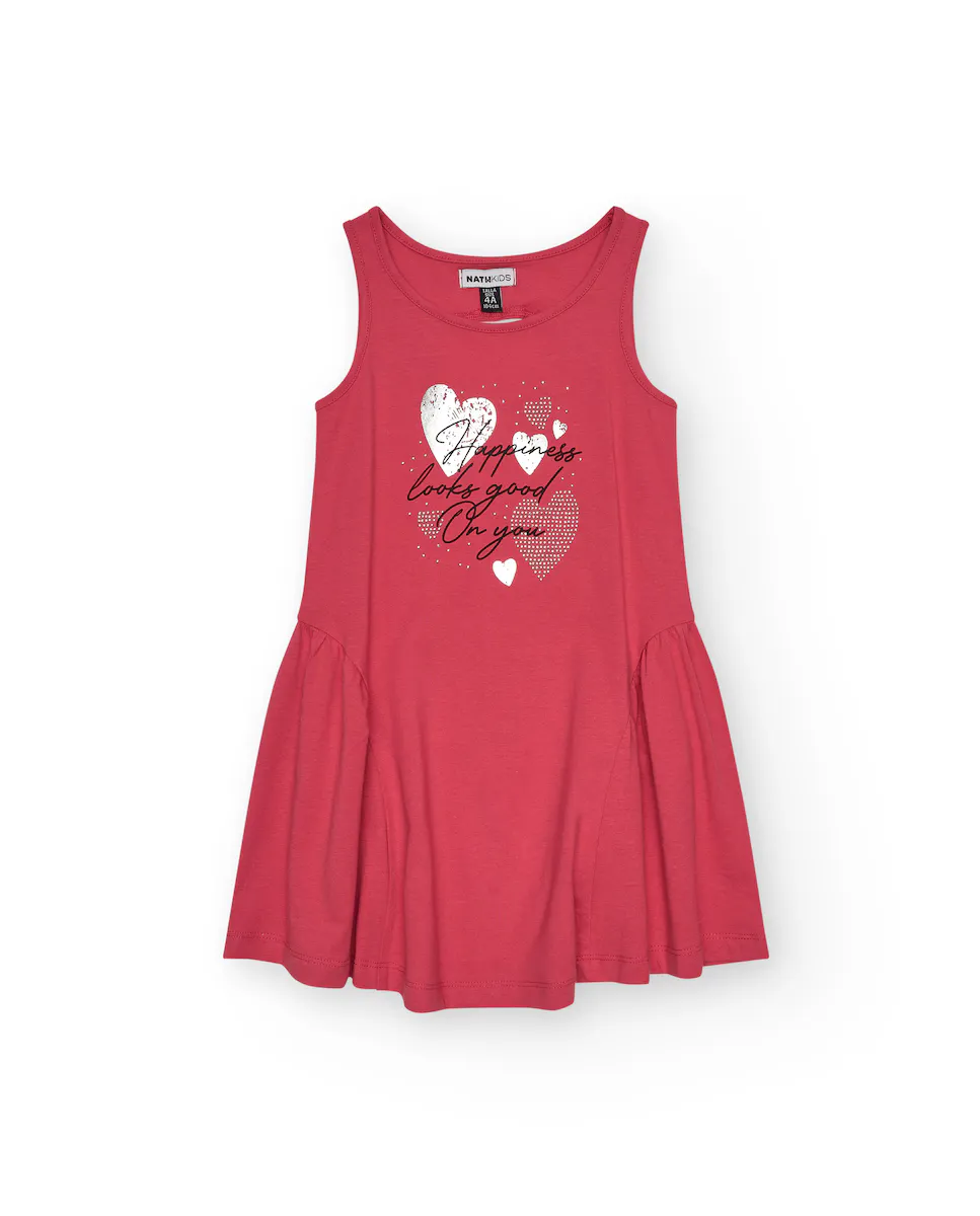 Платье для девочки в красном цвете без рукавов с сердечками Tuc tuc, красный
Платье для девочки в красном цвете без рукавов с сердечками Tuc tuc, красный