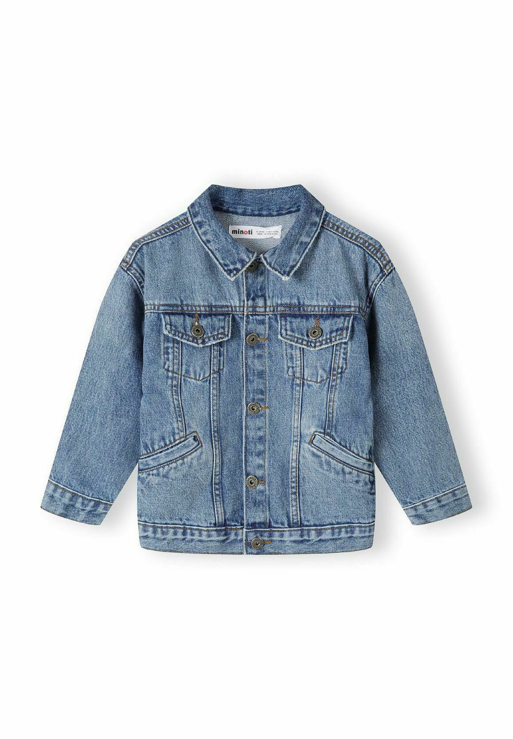 Джинсовая куртка COLLARED MINOTI, синий деним 
Джинсовая куртка COLLARED MINOTI, синий деним