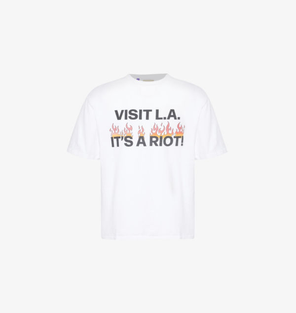 Футболка с короткими рукавами из хлопкового джерси с графическим принтом LA Riot Gallery Dept, белый
Футболка с короткими рукавами из хлопкового джерси с графическим принтом LA Riot Gallery Dept, белый