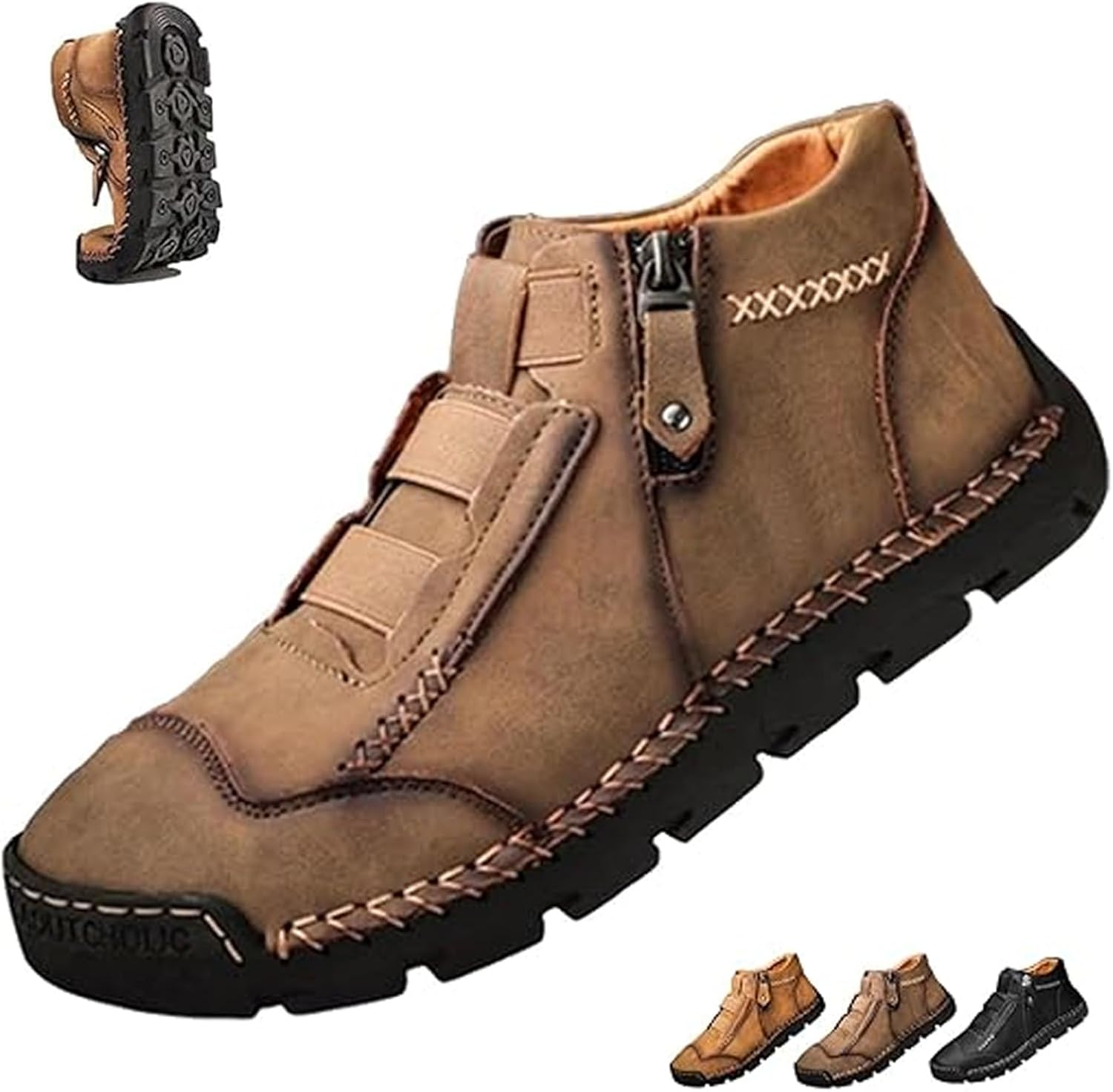 Мужские ортопедические лоферы, водонепроницаемые прогулочные туфли из натуральной кожи, модные ортопедические лоферы с противоскользящей подошвой Ghtrhsb, хаки
Мужские ортопедические лоферы, водонепроницаемые прогулочные туфли из натуральной кожи, модные ортопедические лоферы с противоскользящей подошвой Ghtrhsb, хаки