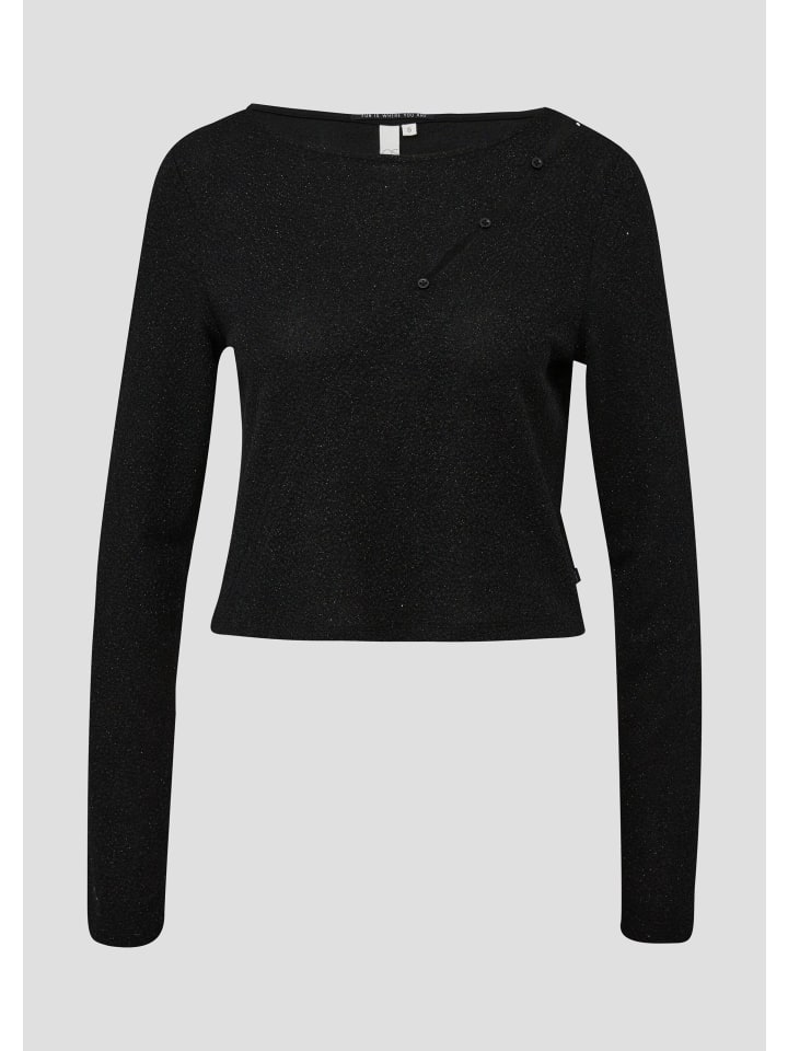 QS Лонгслив черного цвета (9999)
QS Лонгслив черного цвета (9999)