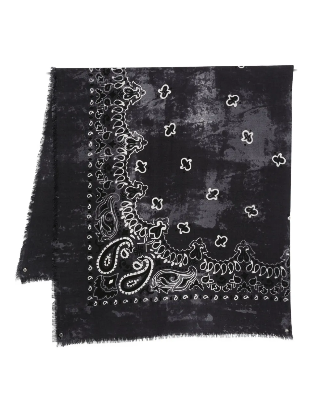 Бандана-шарф с принтом "пейсли" и бахромой Destin, черный
Бандана-шарф с принтом "пейсли" и бахромой Destin, черный