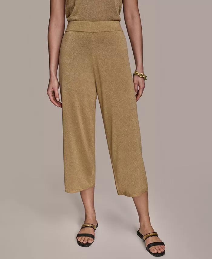 Женские укороченные трикотажные брюки с металлическим эффектом Donna Karan New York, коричневый/бежевый
Женские укороченные трикотажные брюки с металлическим эффектом Donna Karan New York, коричневый/бежевый