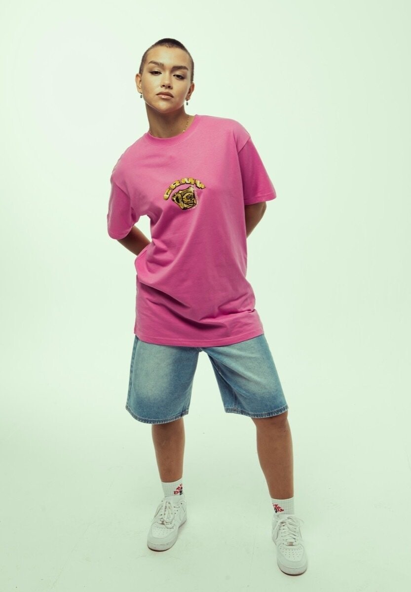 Базовая футболка THE SLOWLY WE ROT REGULAR Grimey, розовый 
Базовая футболка THE SLOWLY WE ROT REGULAR Grimey, розовый