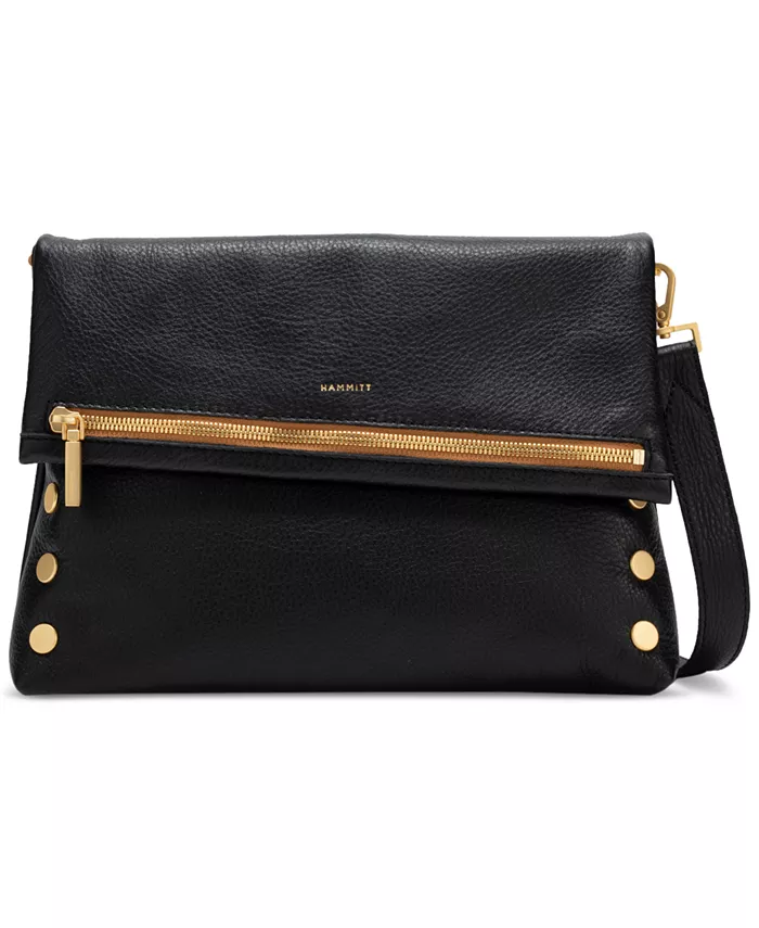 VIP Большая кожаная сумка через плечо Hammitt, коричневый
VIP Большая кожаная сумка через плечо Hammitt, коричневый