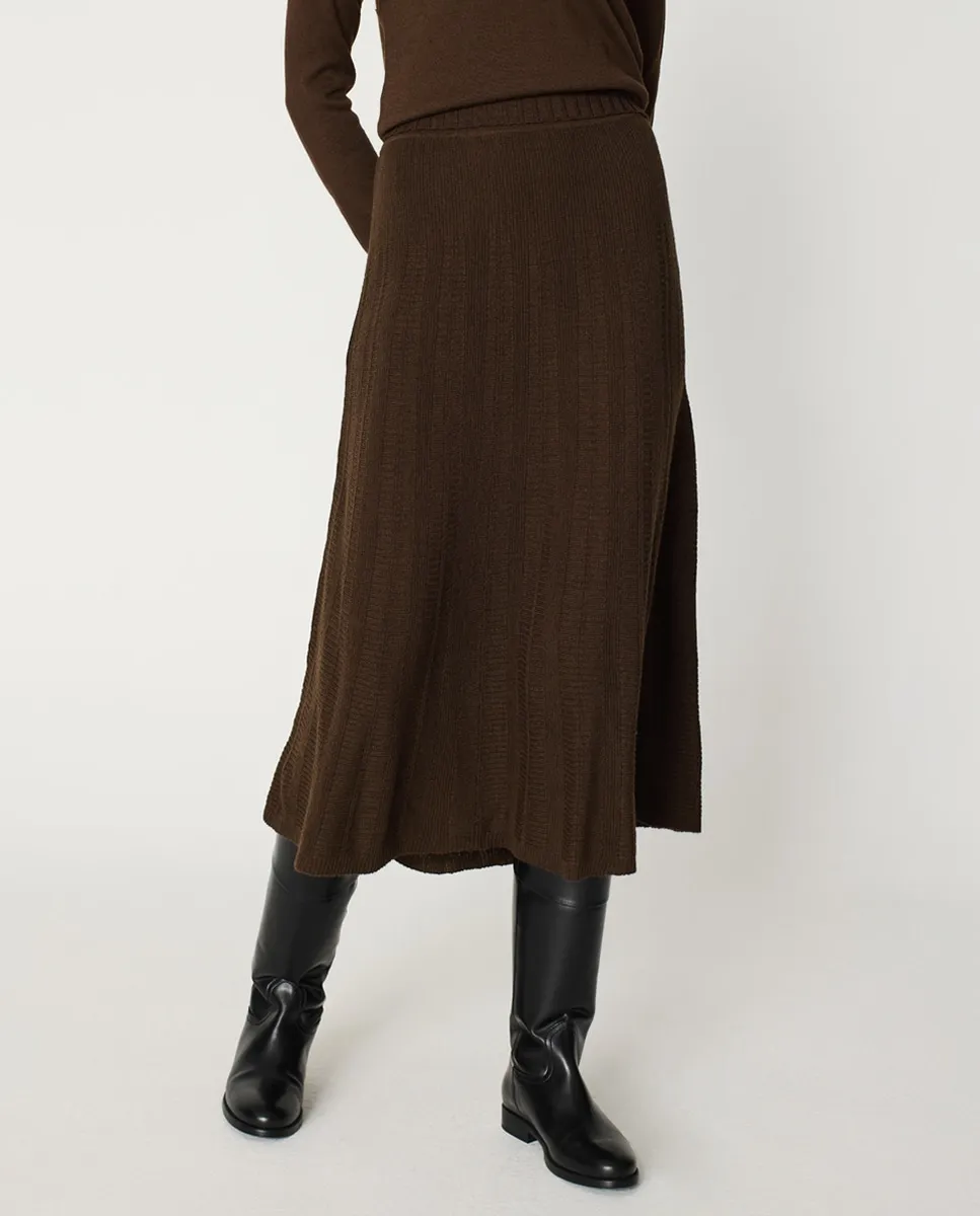 Юбка-трапеция длиной миди Escorpion, коричневый
Юбка-трапеция длиной миди Escorpion, коричневый