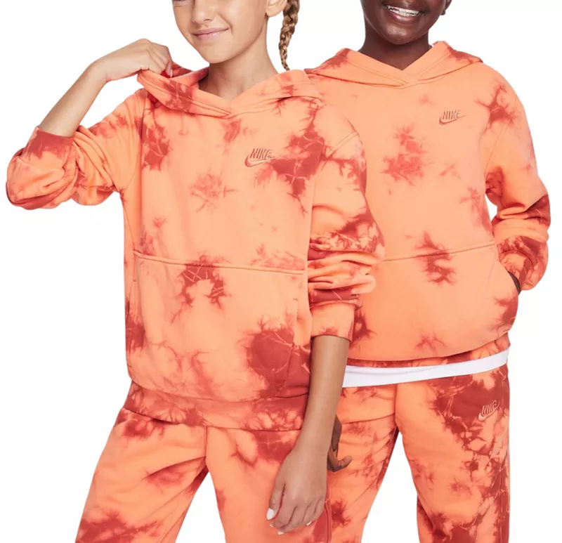Детская худи с флисовым принтом Nike Sportswear Club, цвет Lt Wild Mango/Dragon Red
Детская худи с флисовым принтом Nike Sportswear Club, цвет Lt Wild Mango/Dragon Red