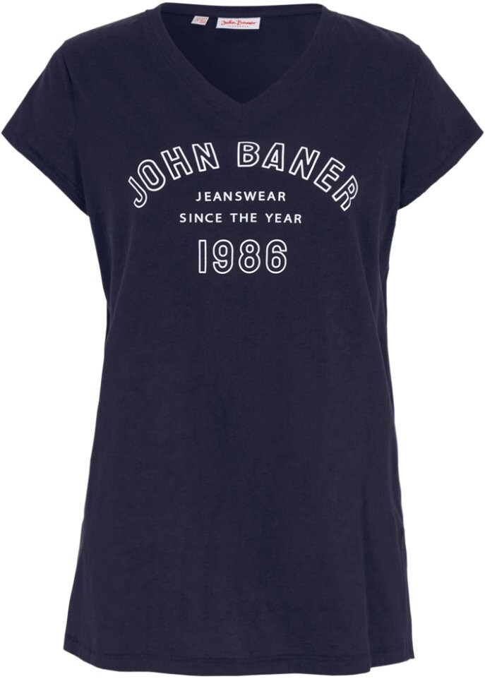 Длинная рубашка John Baner Jeanswear, синий
Длинная рубашка John Baner Jeanswear, синий