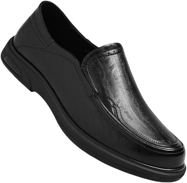 Мужские повседневные туфли однотонного цвета - комфортные и простые - для улицы - для поездок на работу Fusecottc, черный
Мужские повседневные туфли однотонного цвета - комфортные и простые - для улицы - для поездок на работу Fusecottc, черный