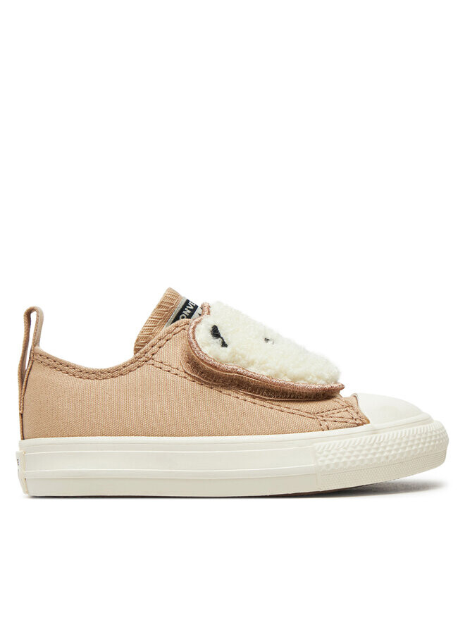 Кроссовки Converse Bambas Chuck Taylor All Star One Strap Ox A10040C, бежевый 
Кроссовки Converse Bambas Chuck Taylor All Star One Strap Ox A10040C, бежевый